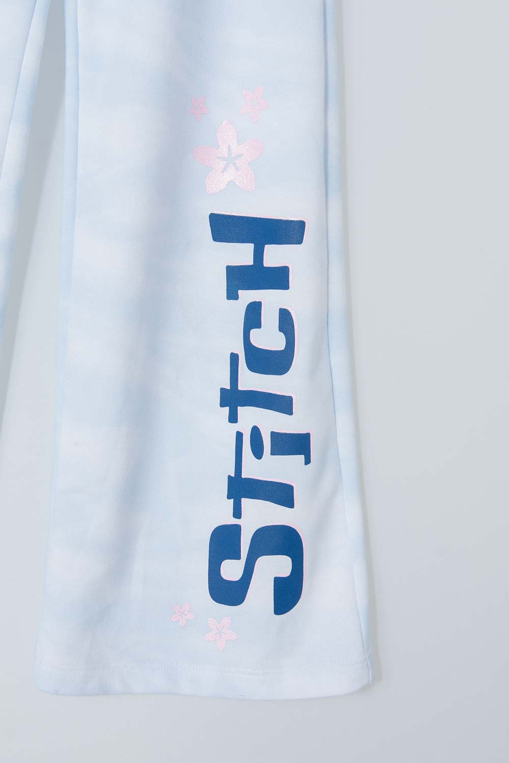 CONJUNTO DE LILO Y STITCH AZUL DE PANTALÓN LARGO PARA NIÑA