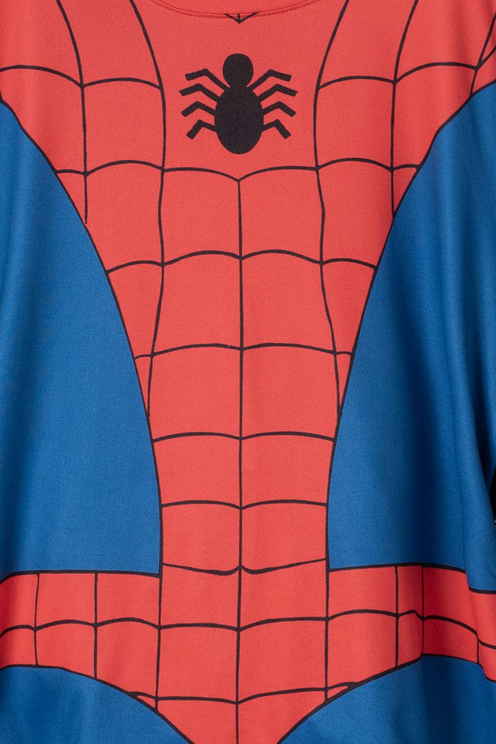 PIJAMA DE SPIDER-MAN AZUL, ROJA Y NEGRA MANGA LARGA PARA NIÑO