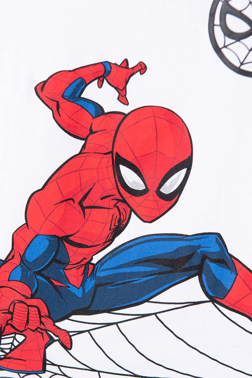 CAMISETA DE SPIDER-MAN MANGA CORTA BLANCO, ROJO Y NEGRO PARA NIÑO