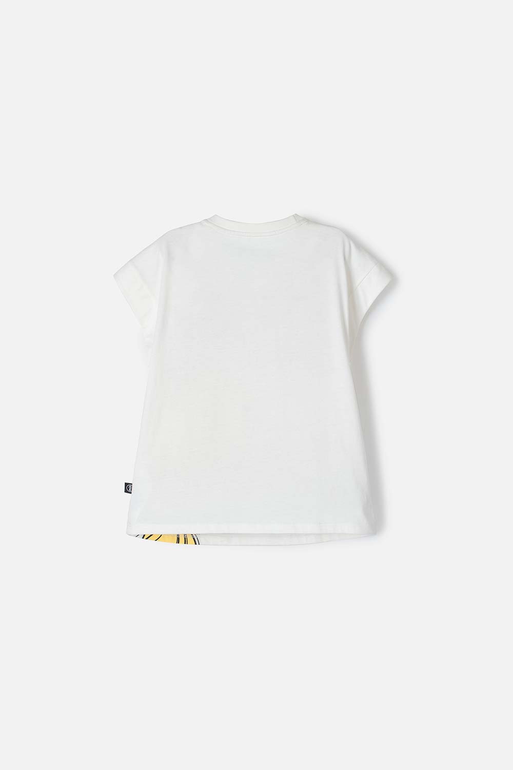 CAMISETA DE BARBIE MANGA CORTA MARFIL PARA NIÑA