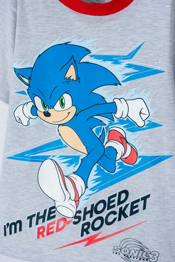 PIJAMA DE SONIC PANTALÓN LARGO MULTICOLOR PARA NIÑO
