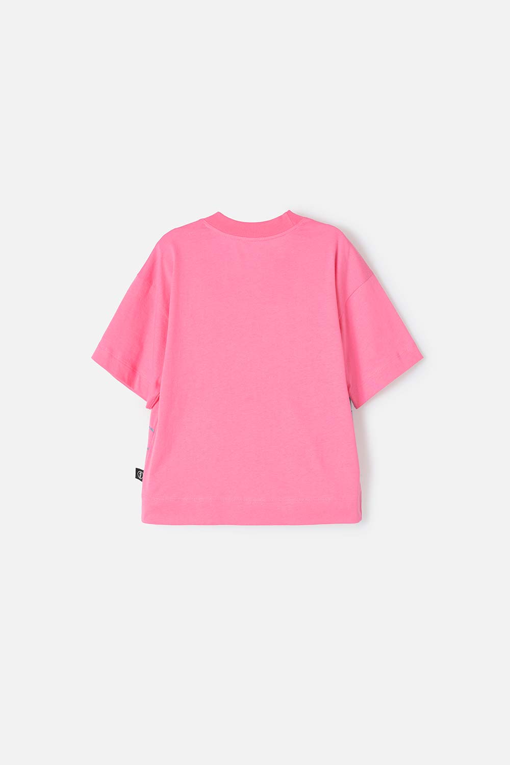 CAMISETA DE STITCH ROSADA MANGA CORTA PARA NIÑA
