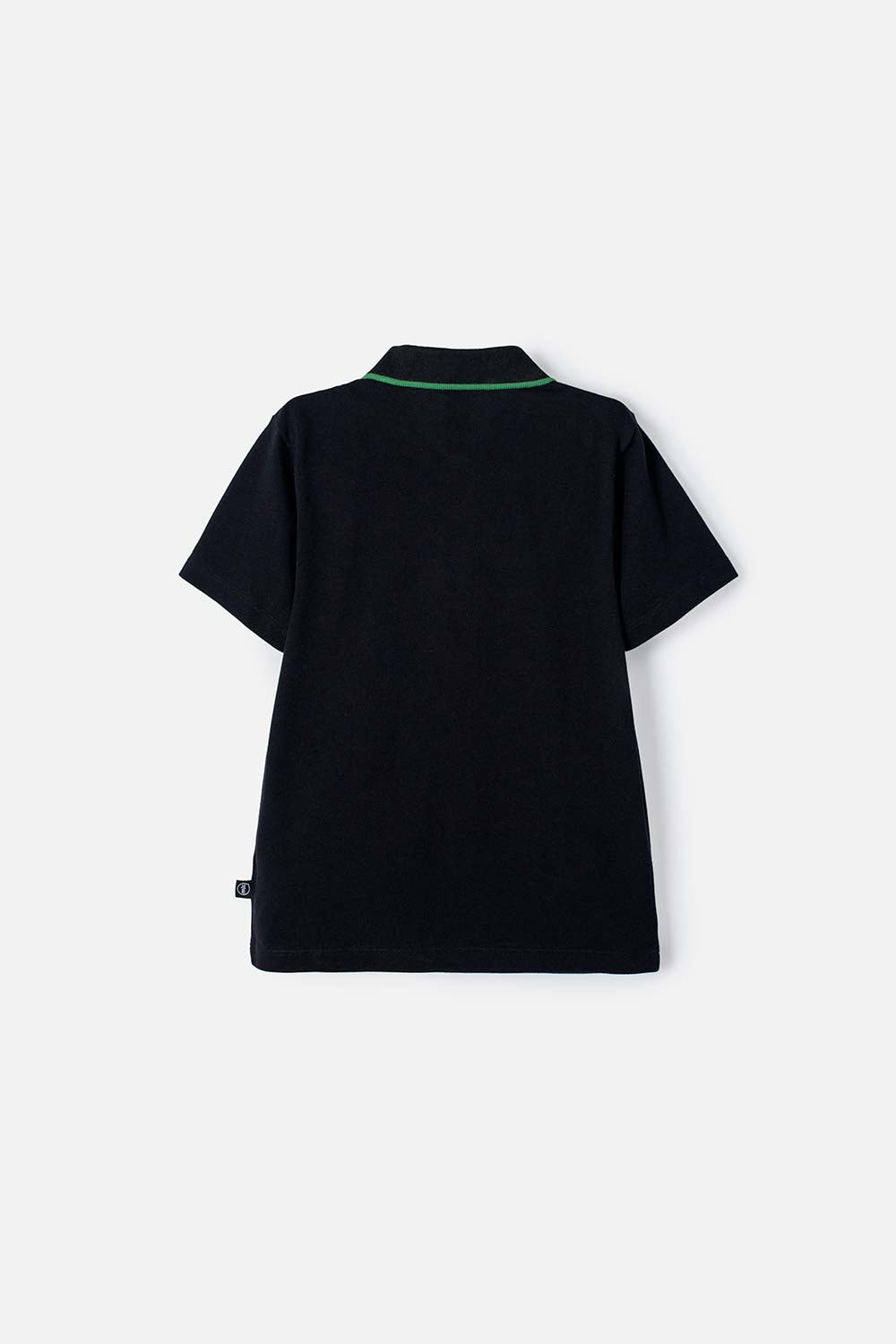 CAMISETA TIPO POLO DE MINECRAFT NEGRA TIPO POLO PARA NIÑO