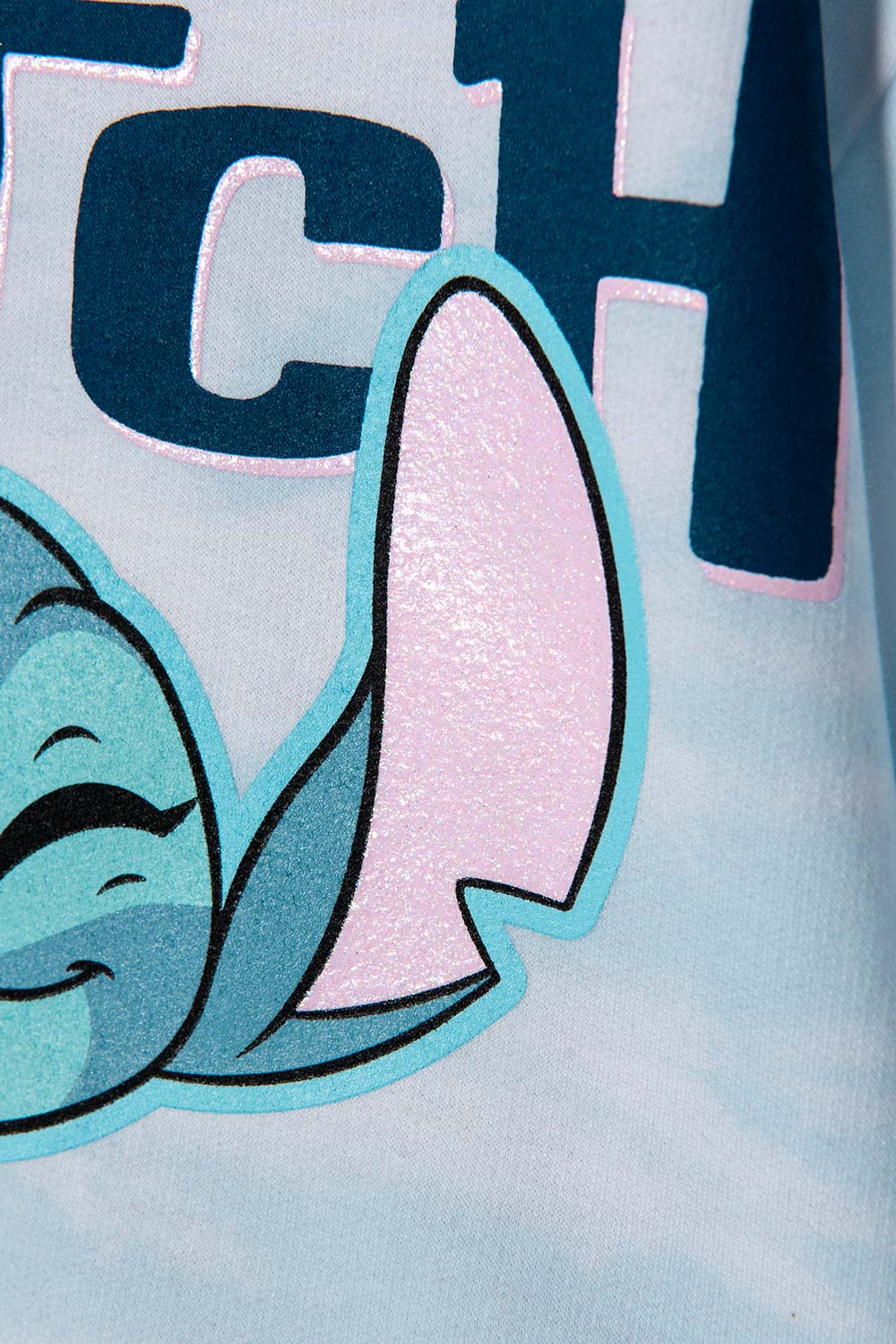 CONJUNTO DE STITCH AZUL CON PANTALÓN LARGO PARA NIÑA