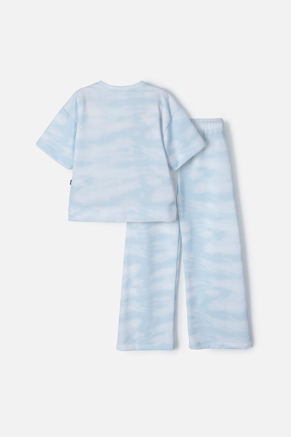 CONJUNTO DE STITCH AZUL CON PANTALÓN LARGO PARA NIÑA