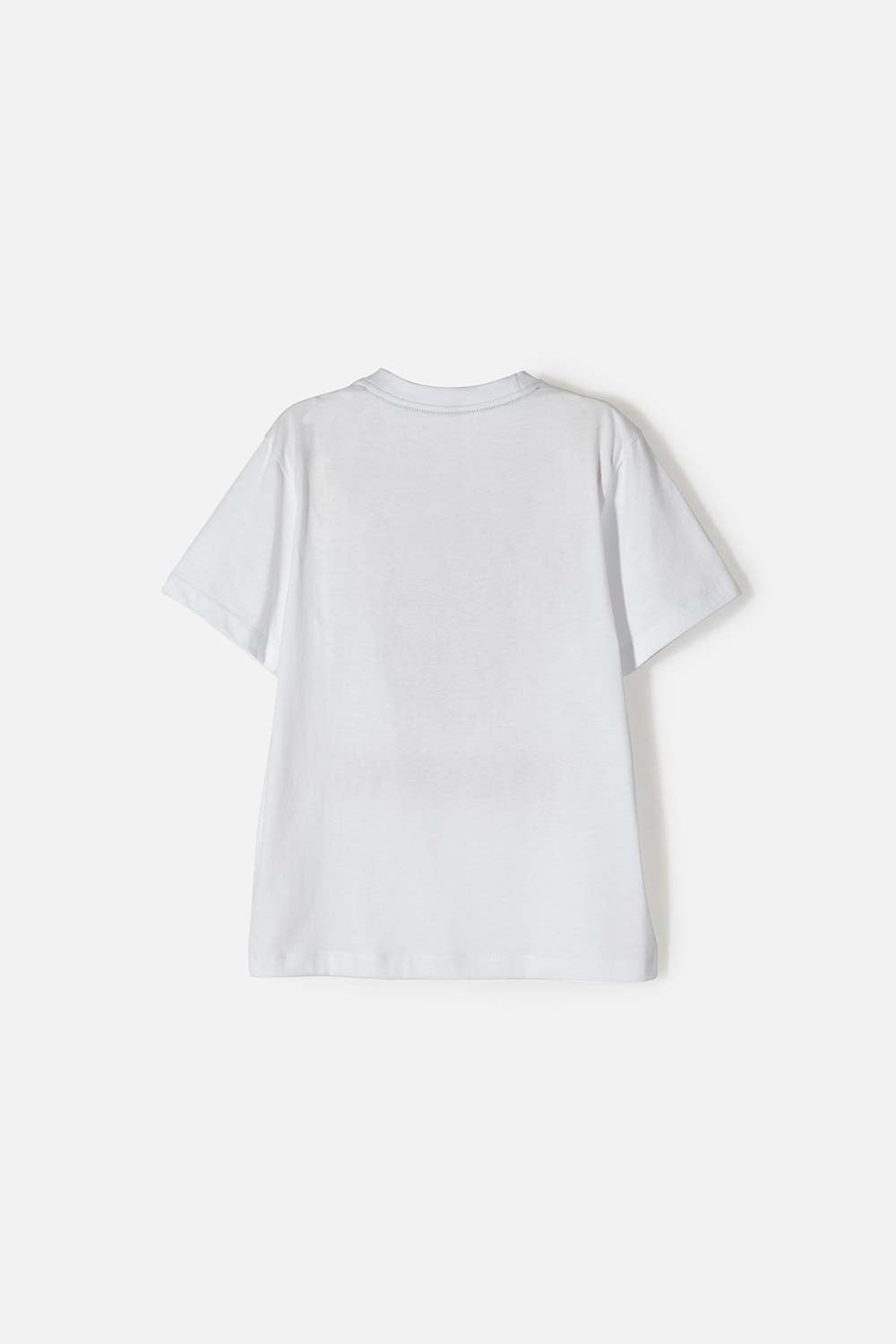 CAMISETA DE SPIDER-MAN MANGA CORTA BLANCA PARA NIÑO