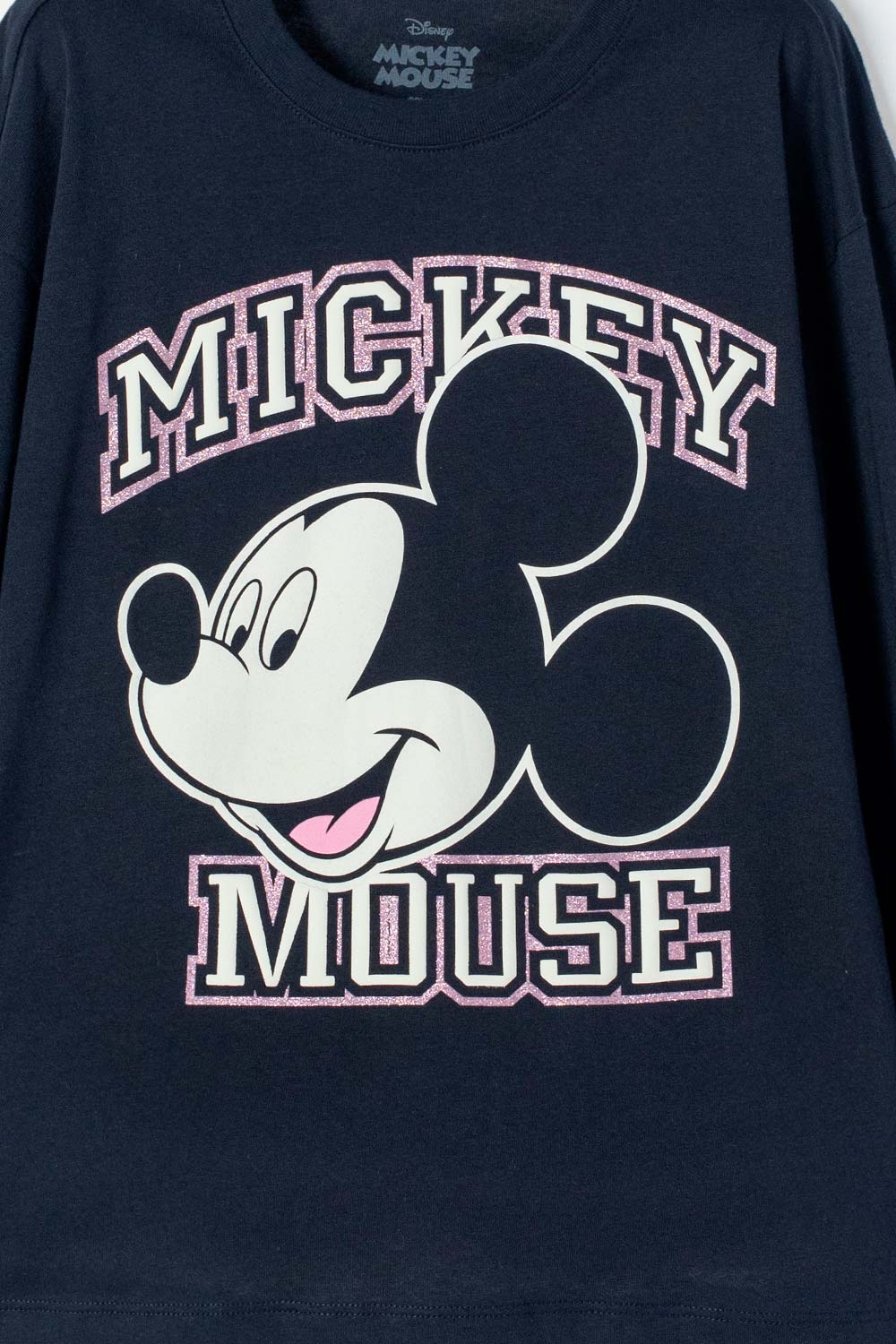 BUZO DE MINNIE MOUSE AZUL ESTAMPADO EN FRENTE PARA NIÑA