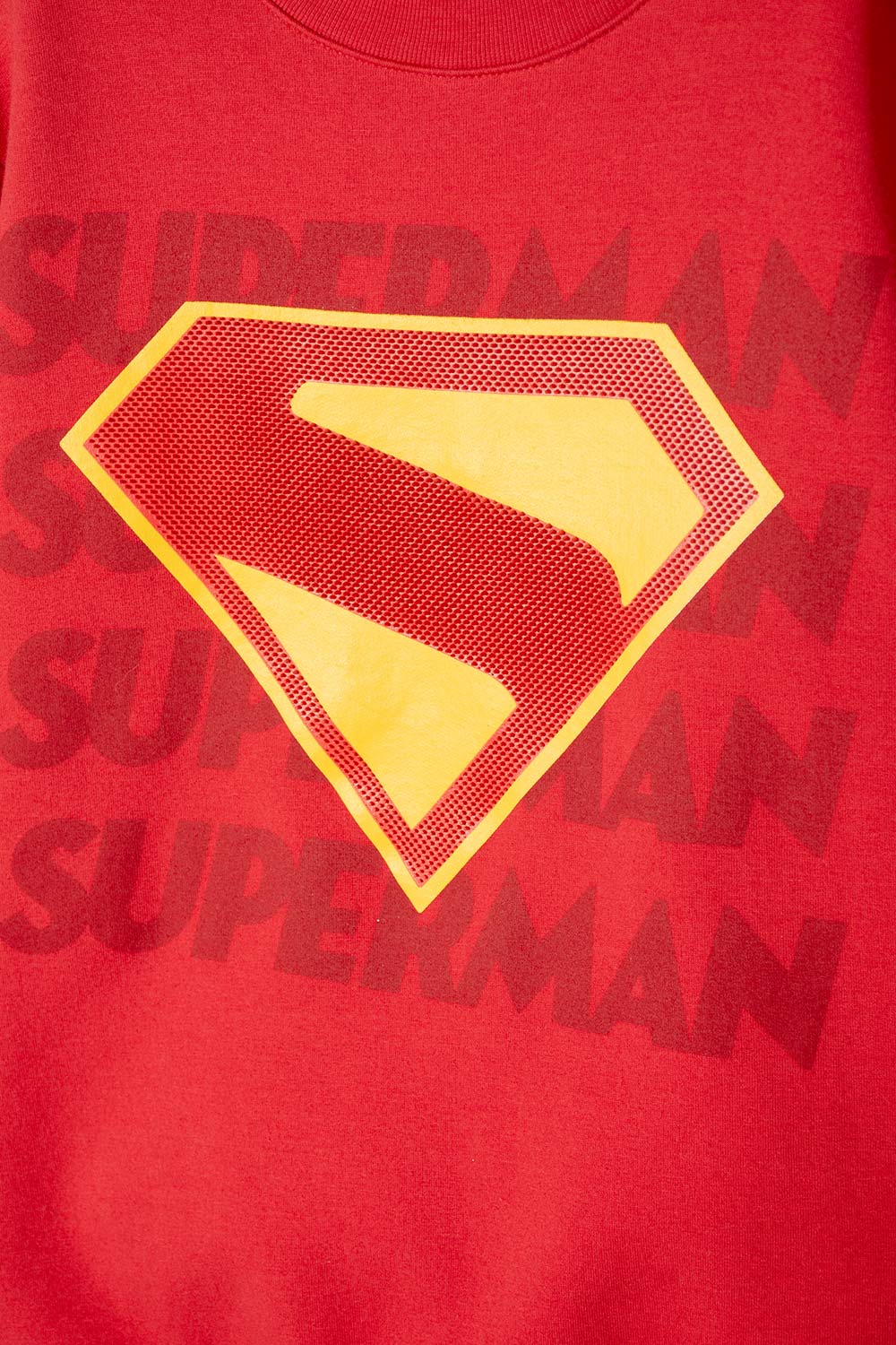 BUZO DE SUPERMAN ROJO CERRADO PARA NIÑO