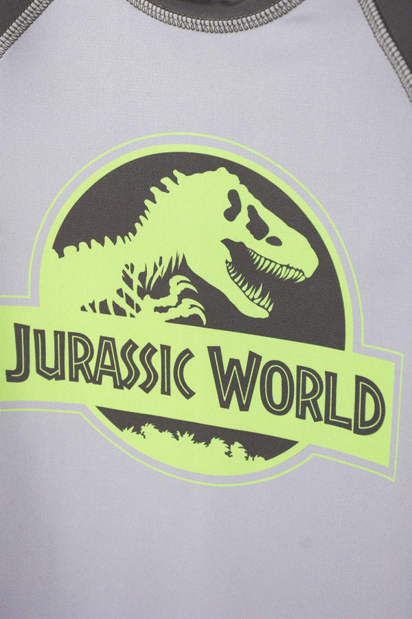 CONJUNTO DE BAÑO DE JURASSIC WORLD VERDE PARA NIÑO