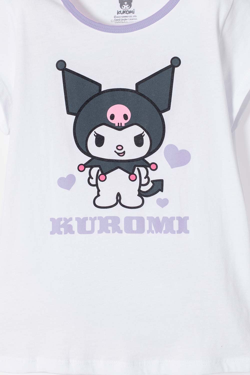 PIJAMA DE KUROMI CON PANTALÓN LARGO MULTICOLOR PARA NIÑA