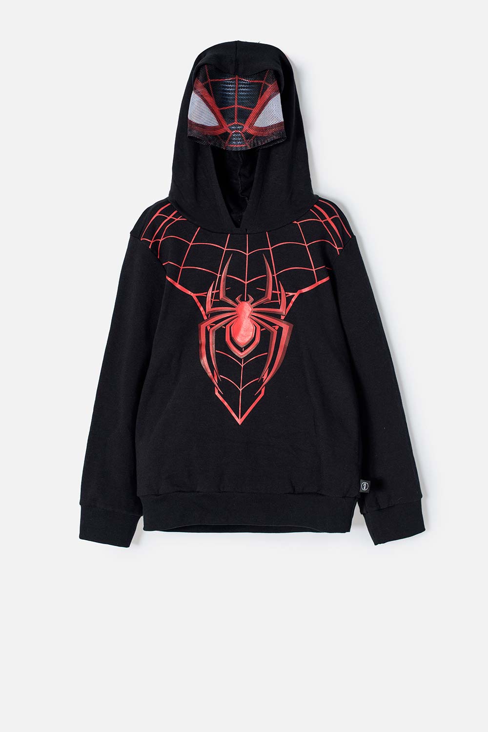 BUZO DE SPIDER-MAN CON CAPUCHA NEGRO PARA NIÑO