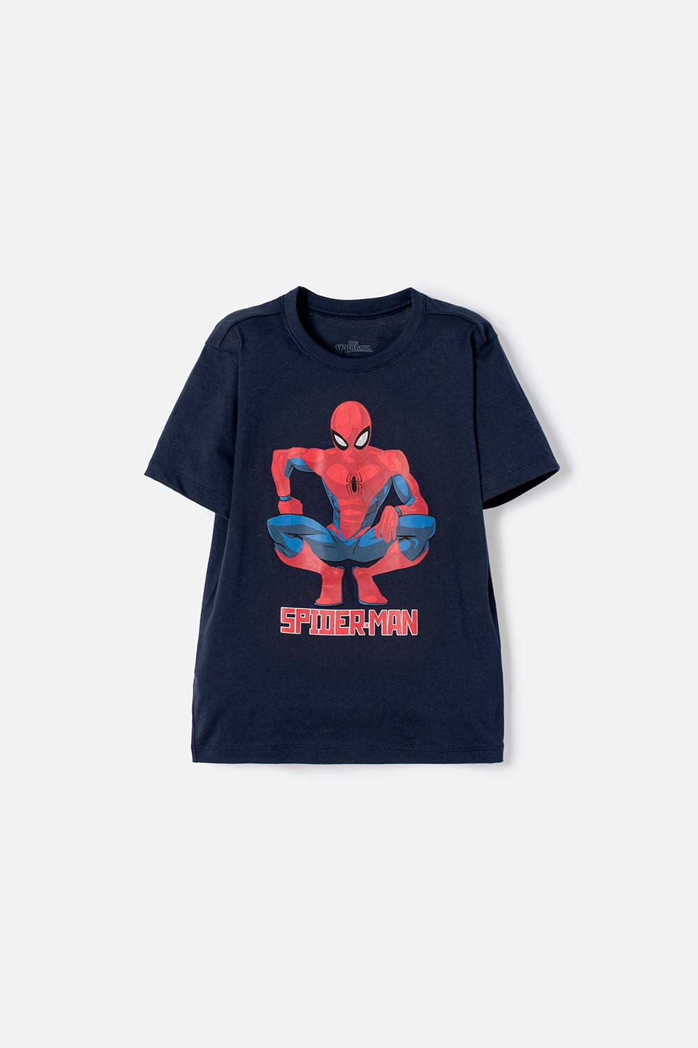 CAMISETA DE SPIDER-MAN MANGA CORTA AZUL PARA NIÑO