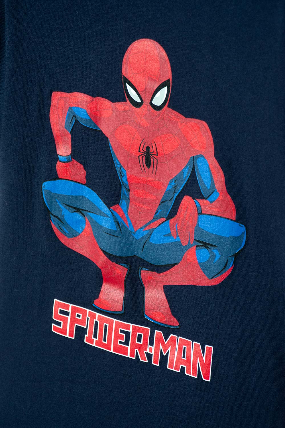 CAMISETA DE SPIDER-MAN MANGA CORTA AZUL PARA NIÑO