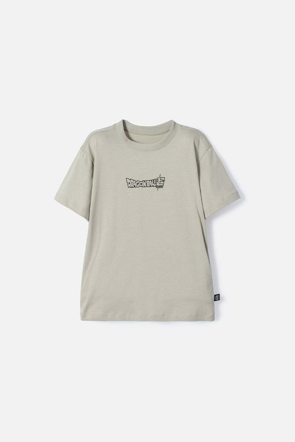 CAMISETA DE DRAGON BALL MANGA CORTA VERDE PARA NIÑO