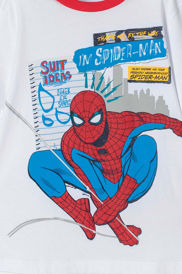 PIJAMA DE SPIDER-MAN AZUL, ROJO Y BLANCO PARA NIÑO