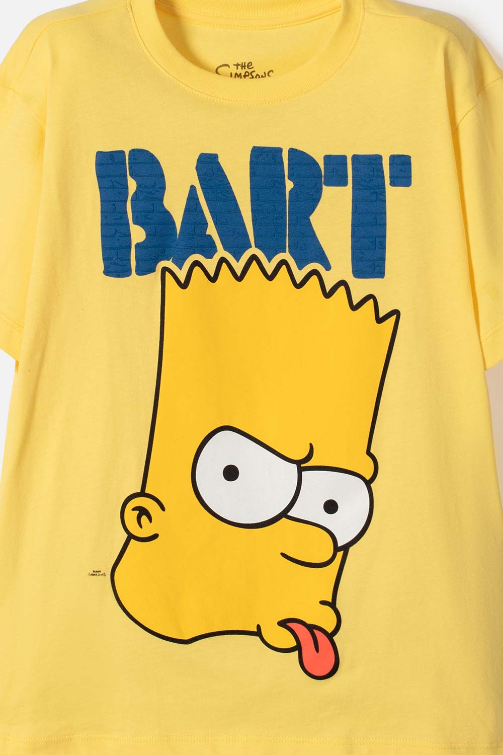CAMISETA DE LOS SIMPSON MANGA CORTA AMARILLO PARA NIÑO