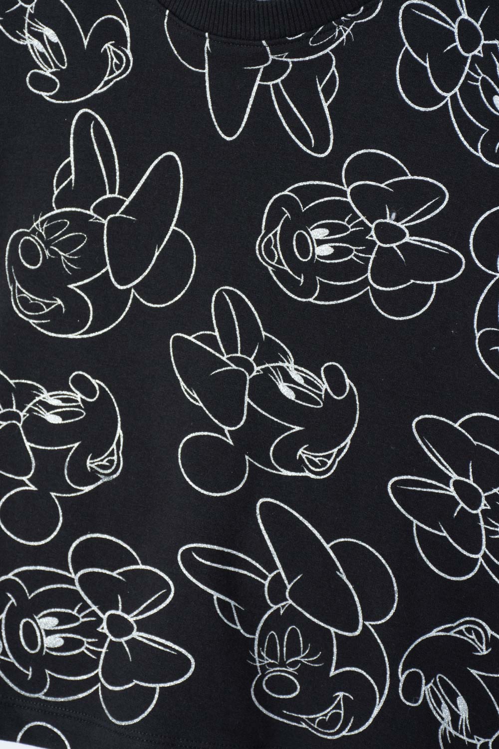 CONJUNTO DE MINNIE MOUSE NEGRO PARA NIÑA