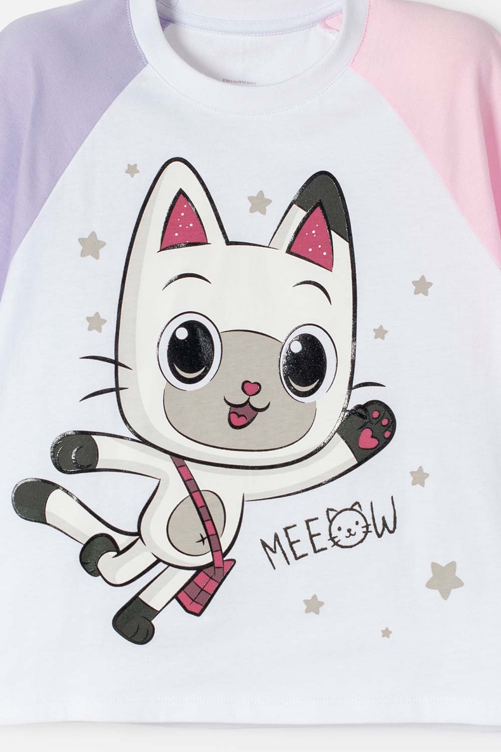 CAMISETA DE GABBY’S DOLLHOUSE MANGA CORTA MULTICOLOR PARA NIÑA
