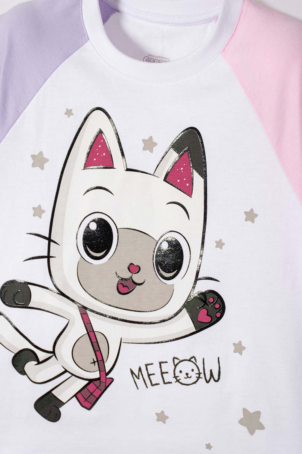 CAMISETA DE GABBY’S DOLLHOUSE MANGA CORTA MULTICOLOR PARA NIÑA