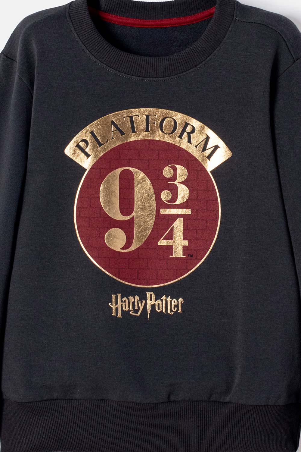 CONJUNTO DE HARRY POTTER PANTALÓN LARGO GRIS PARA NIÑO