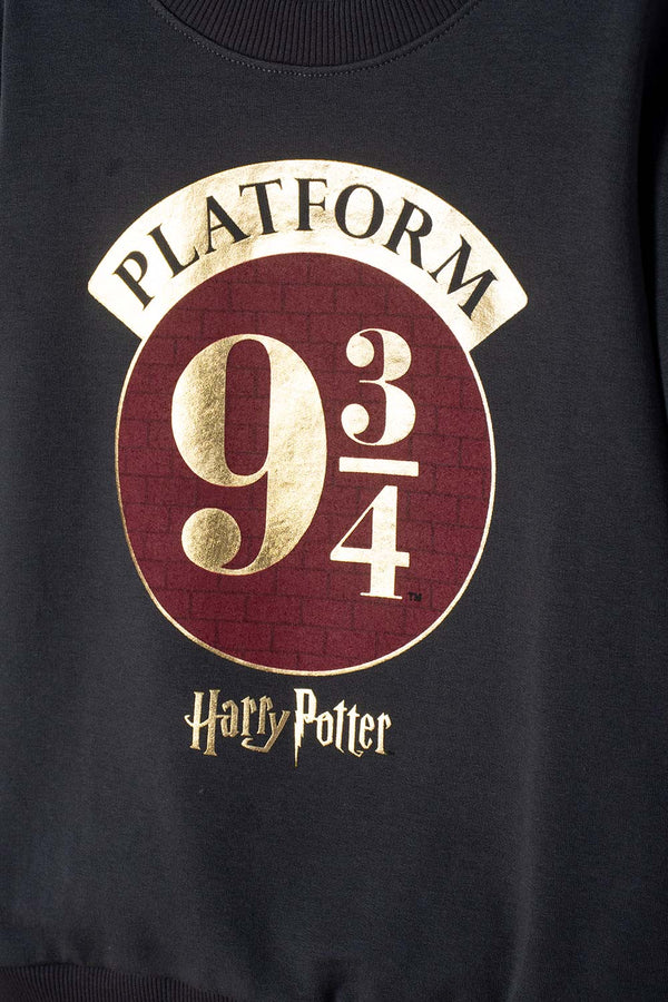 CONJUNTO DE HARRY POTTER PANTALÓN LARGO GRIS PARA NIÑO