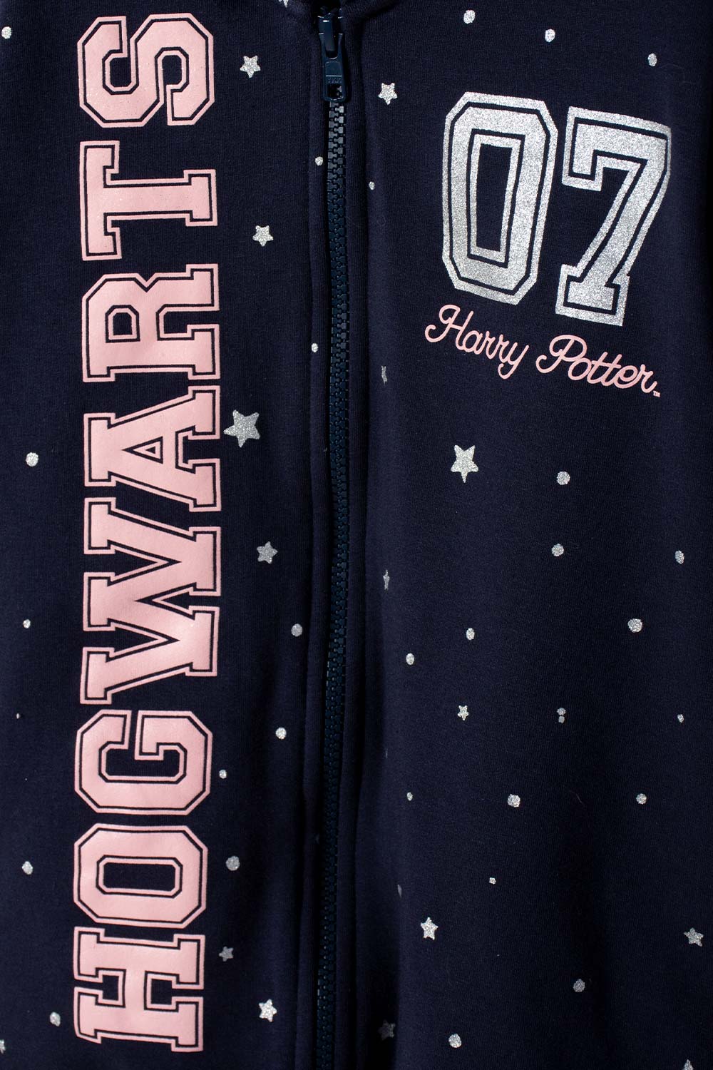 BUZO DE HARRY POTTER CON CAPUCHA AZUL PARA NIÑA