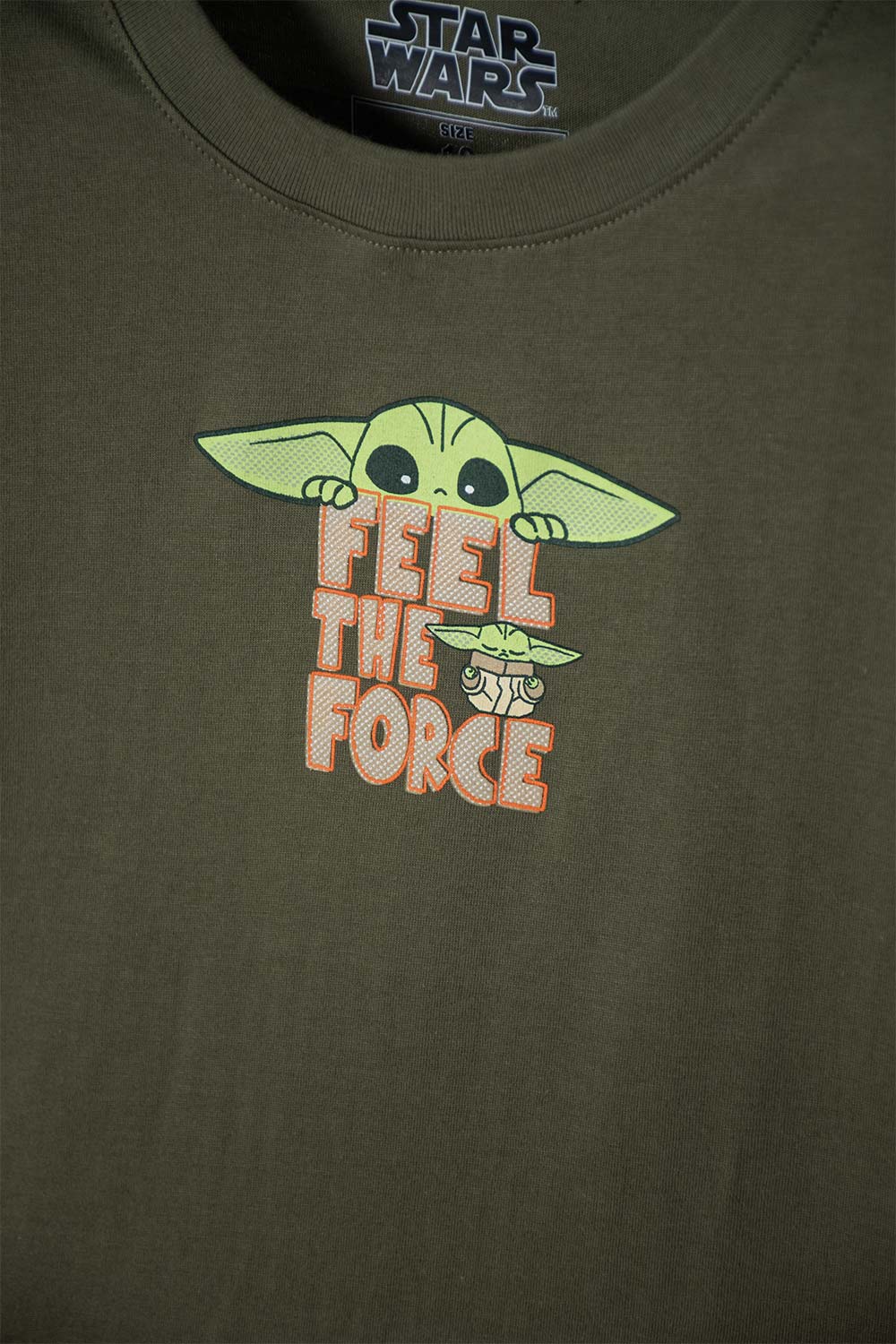 CAMISETA DE MANDALORIAN MANGA CORTA VERDE PARA NIÑO