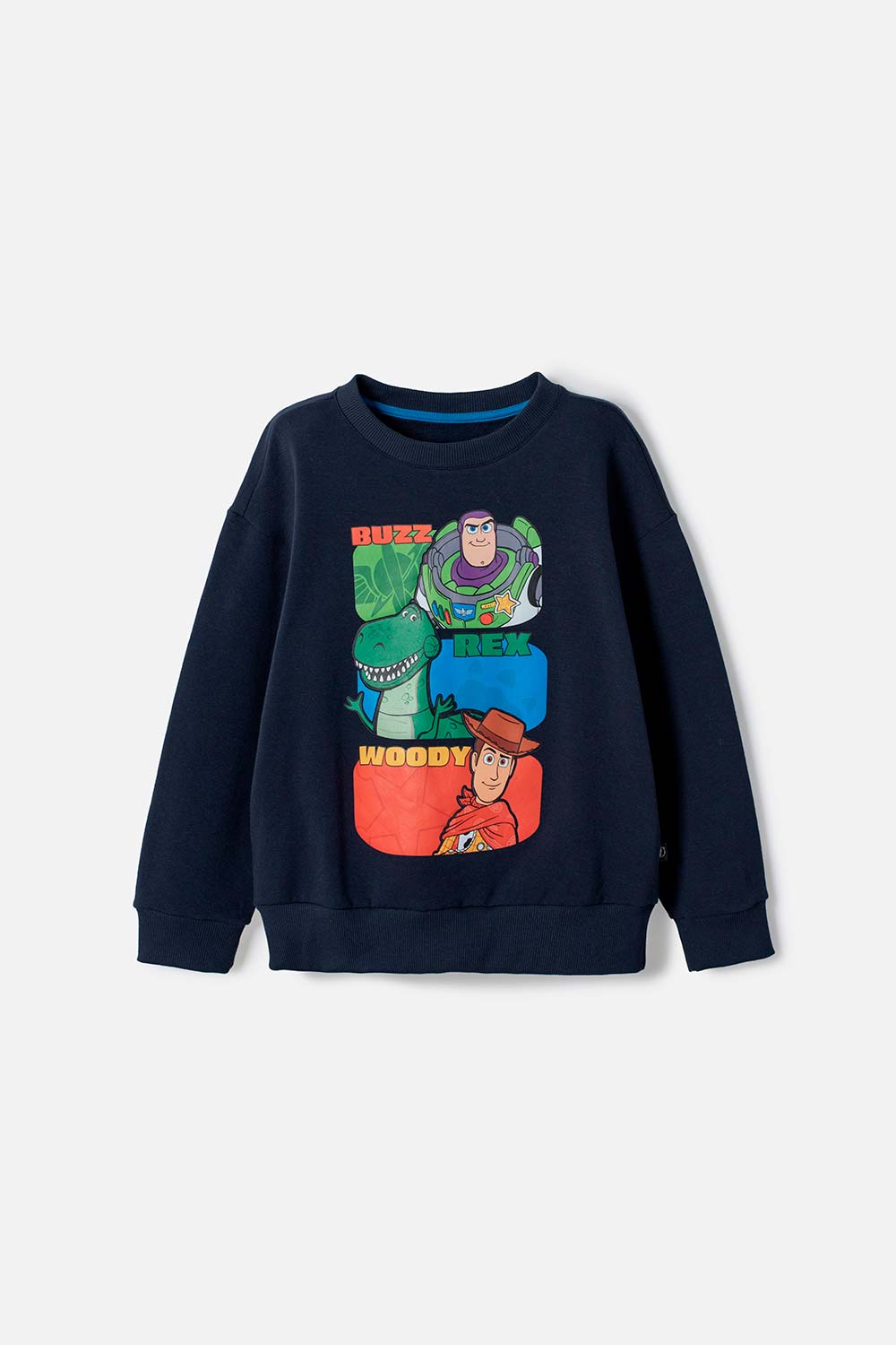 BUZO DE TOY STORY CERRADO AZUL OSCURO PARA NIÑO