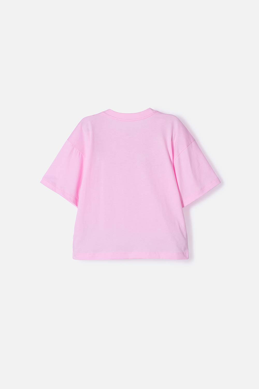 CAMISETA DE K-POP DEMON HUNTER MANGA CORTA ROSADO PARA NIÑA