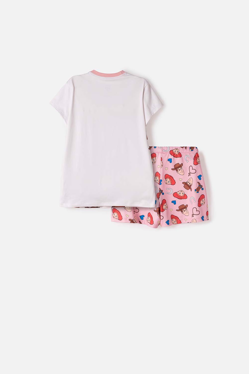 PIJAMA DE TOY STORY CON SHORT MARFIL PARA NIÑA