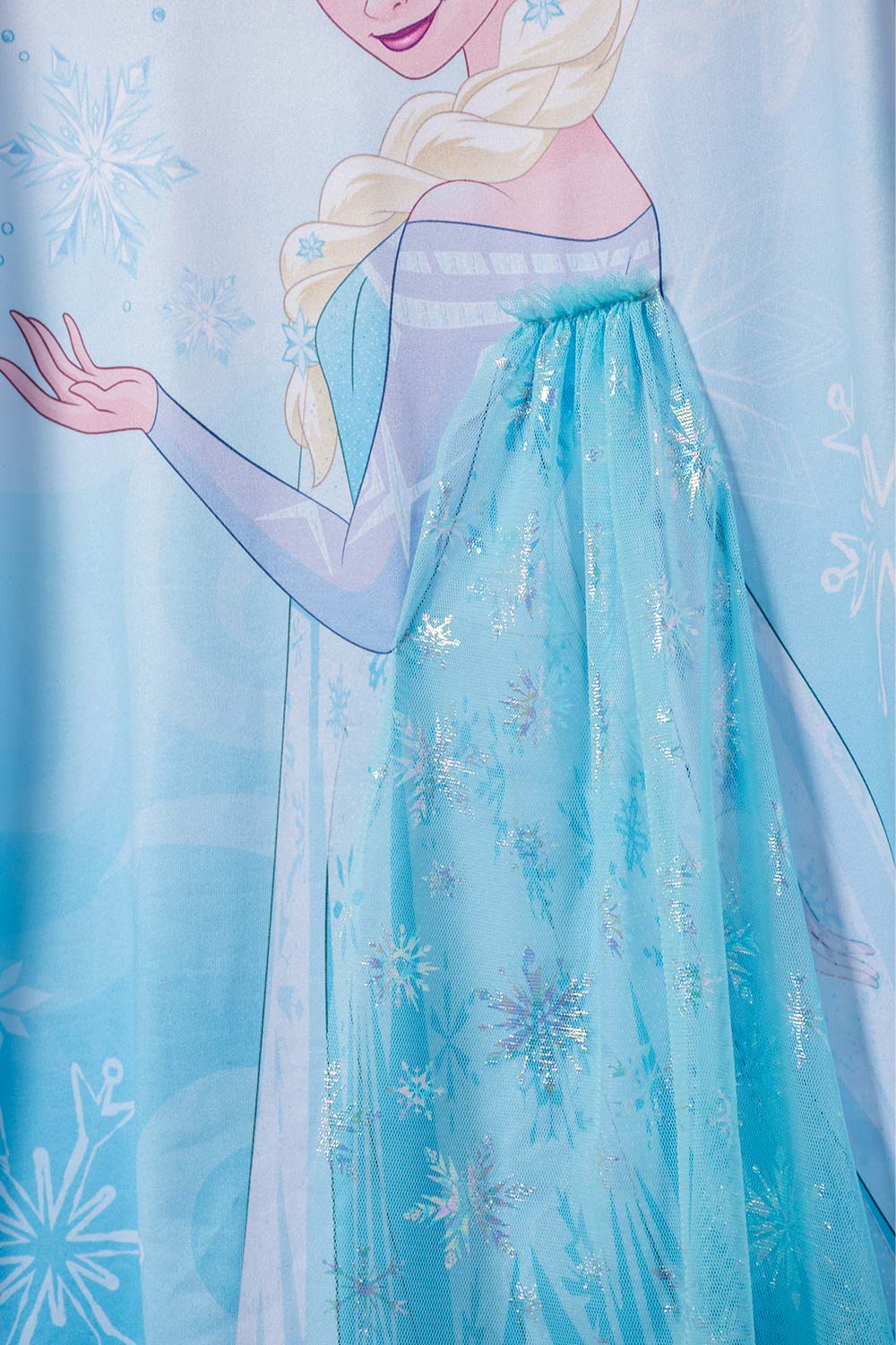 PIJAMA DE FROZEN TIPO BATOLA AZUL PARA NIÑA