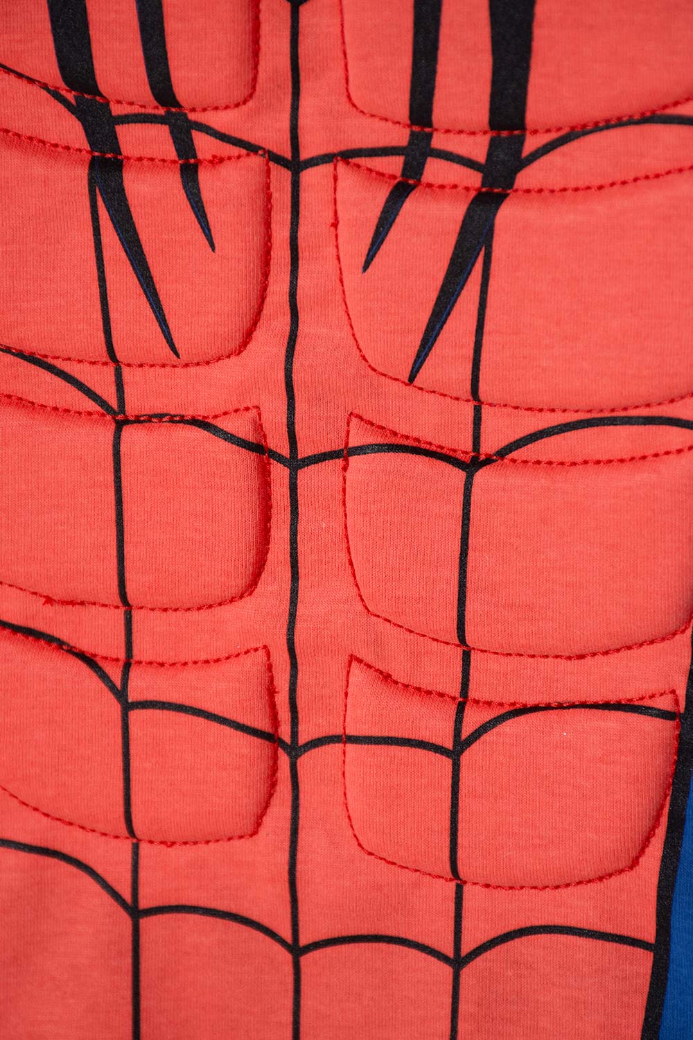 CAMISETA DE SPIDER-MAN MANGA CORTA AZUL Y ROJO PARA NIÑO