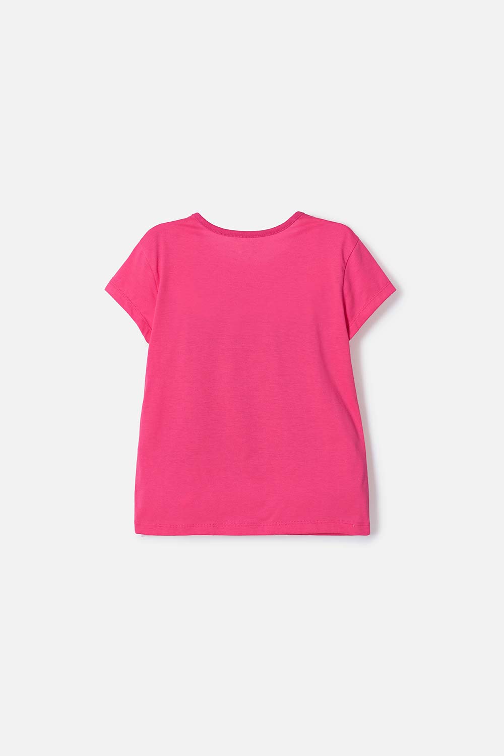 CAMISETA DE BARBIE MANGA CORTA ROSADA PARA NIÑA