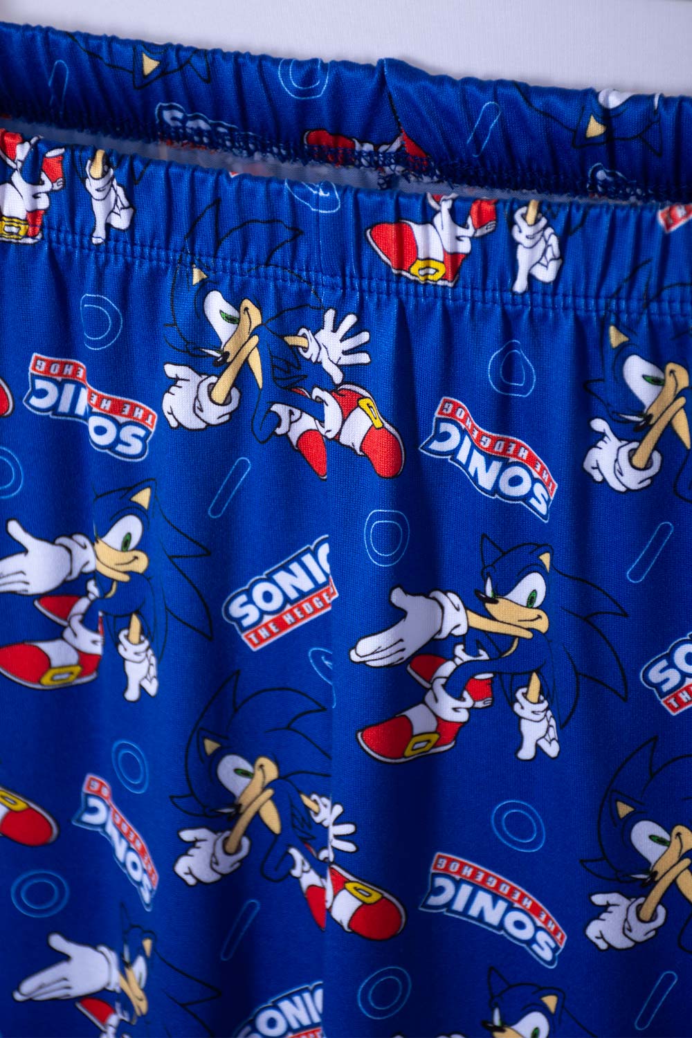 PIJAMA DE SONIC PANTALÓN LARGO MULTICOLOR PARA NIÑO