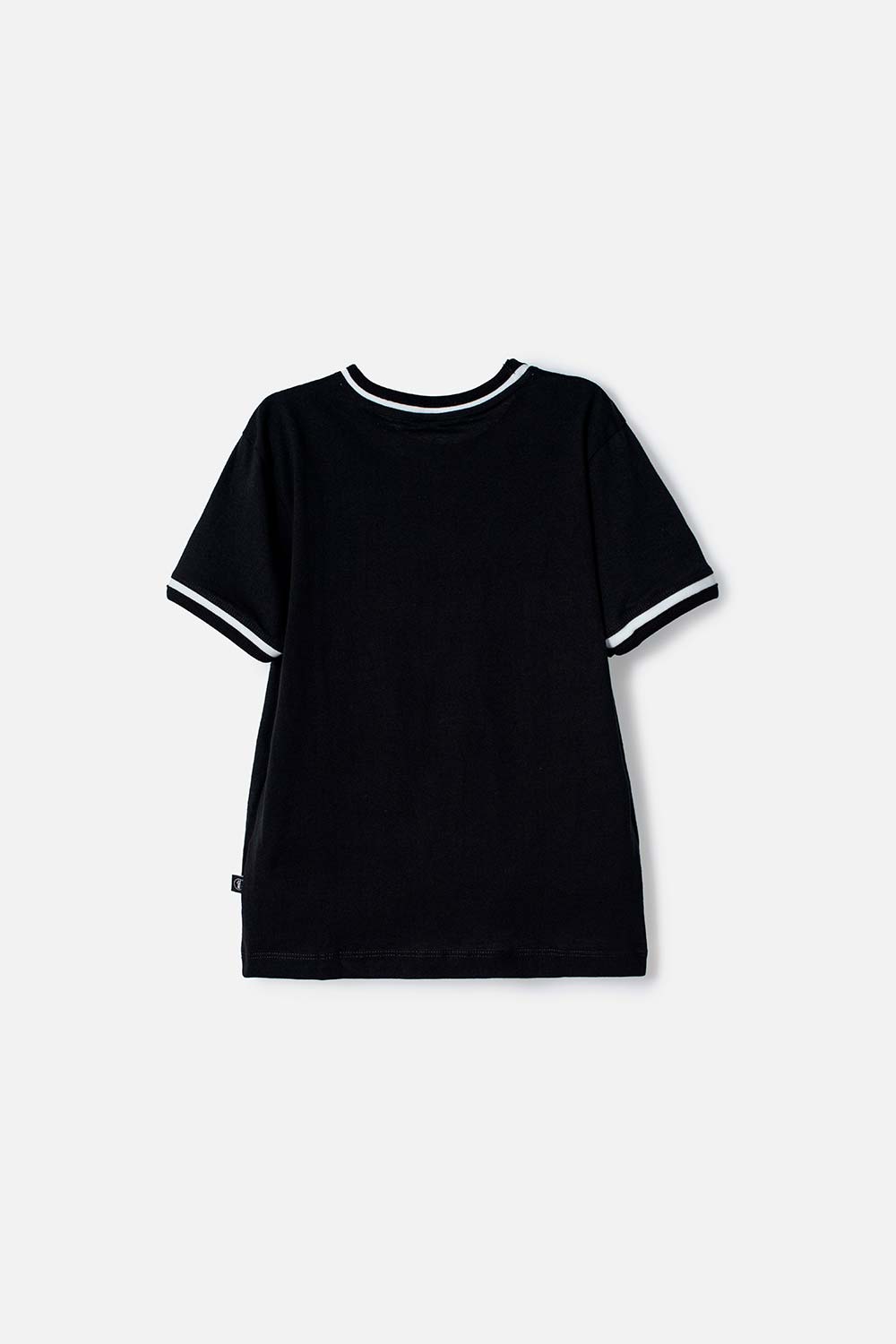 CAMISETA DE BT21 MANGA CORTA NEGRO PARA NIÑA