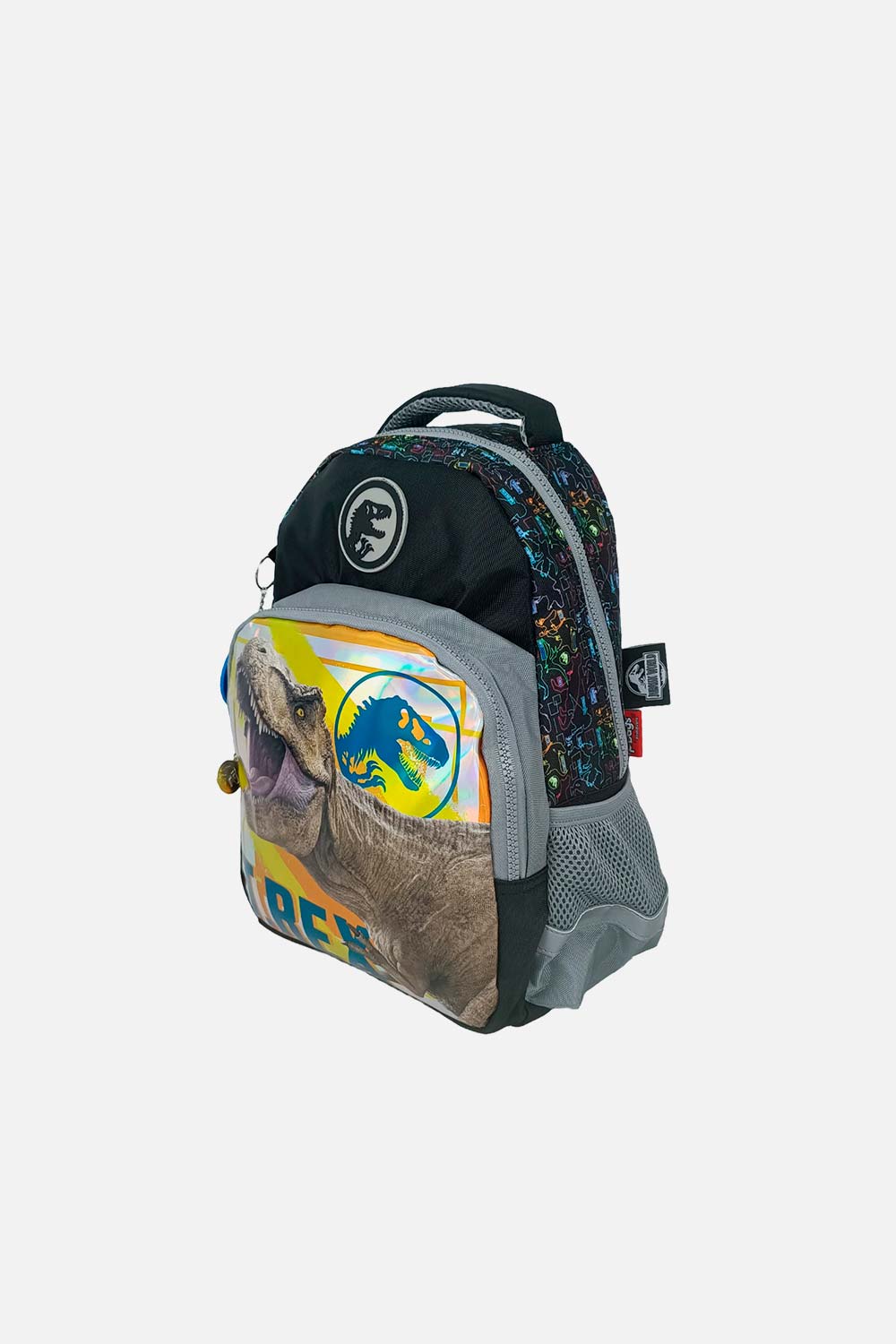 MORRAL BACKPACK14"PREMIUM NEGRO DE JURASSIC PARA NIÑO