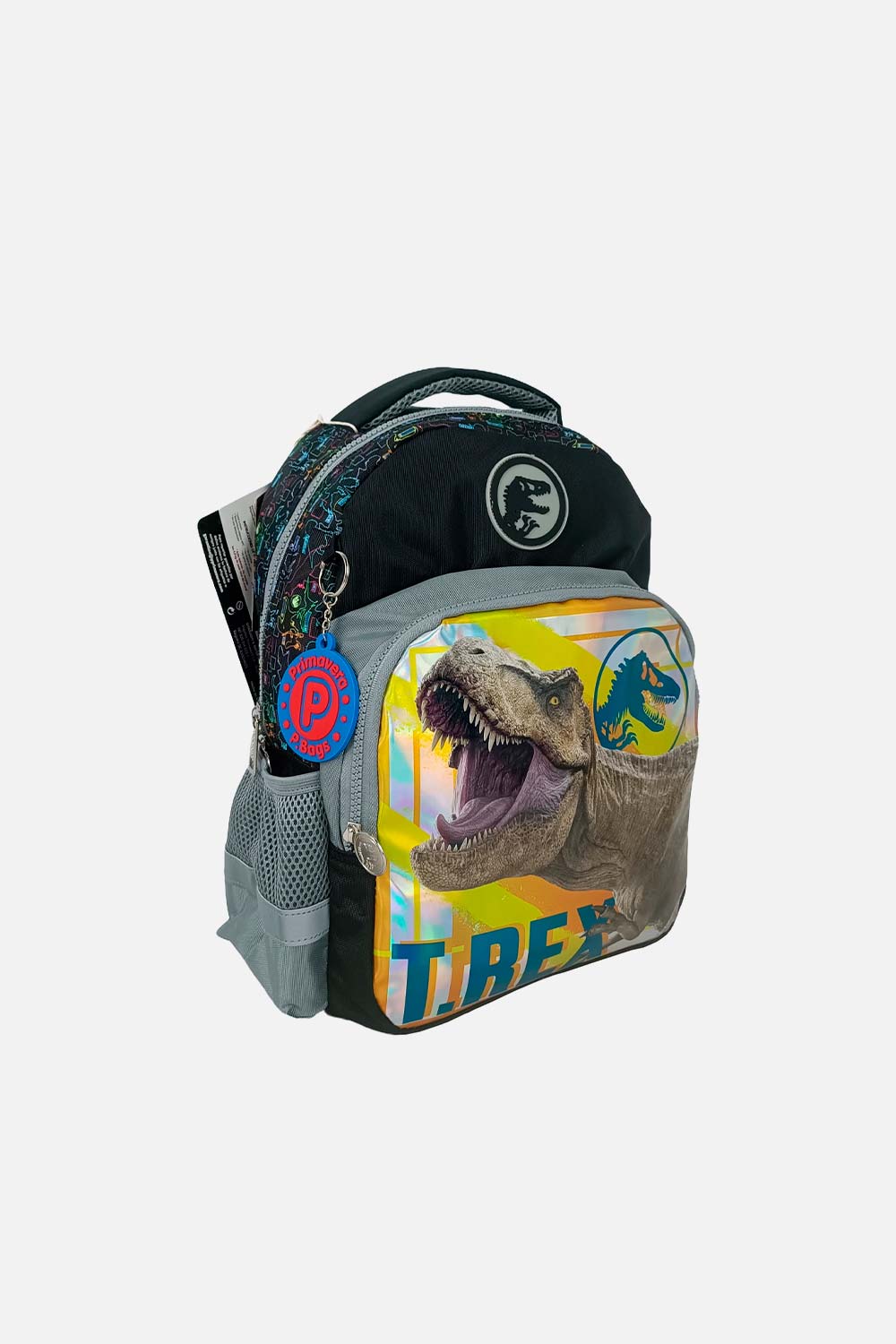 MORRAL BACKPACK14"PREMIUM NEGRO DE JURASSIC PARA NIÑO