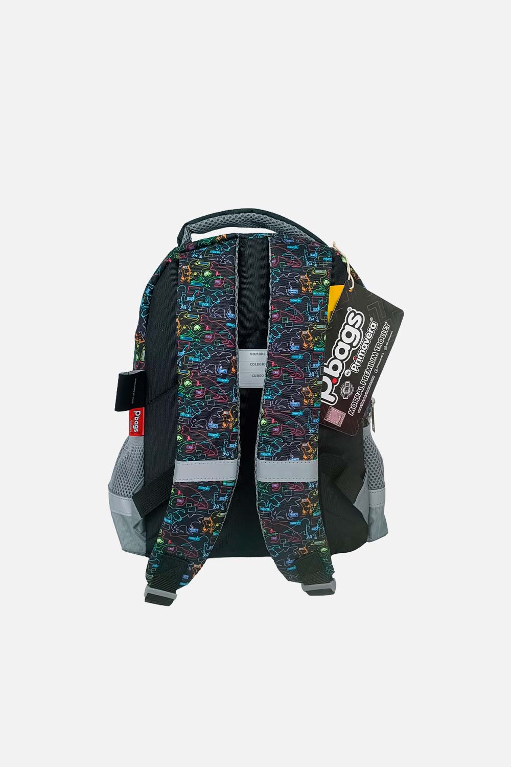 MORRAL BACKPACK14"PREMIUM NEGRO DE JURASSIC PARA NIÑO