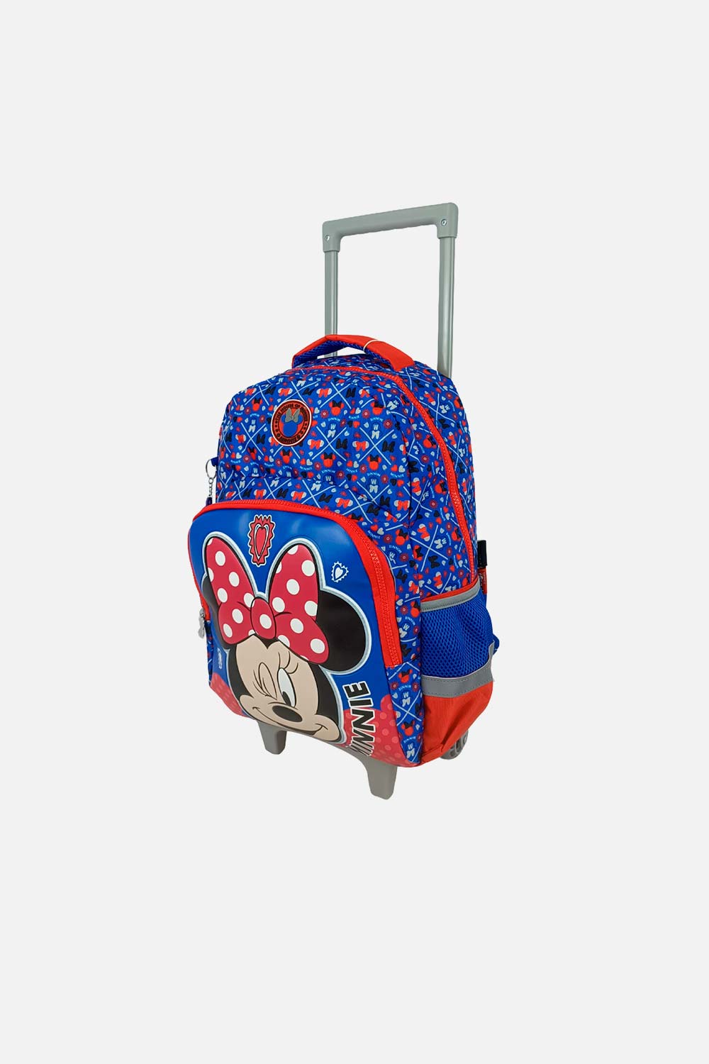MORRAL TROLLEY 16,5 PREMIUM AZUL DE  MINNIE MOUSE PARA NIÑA