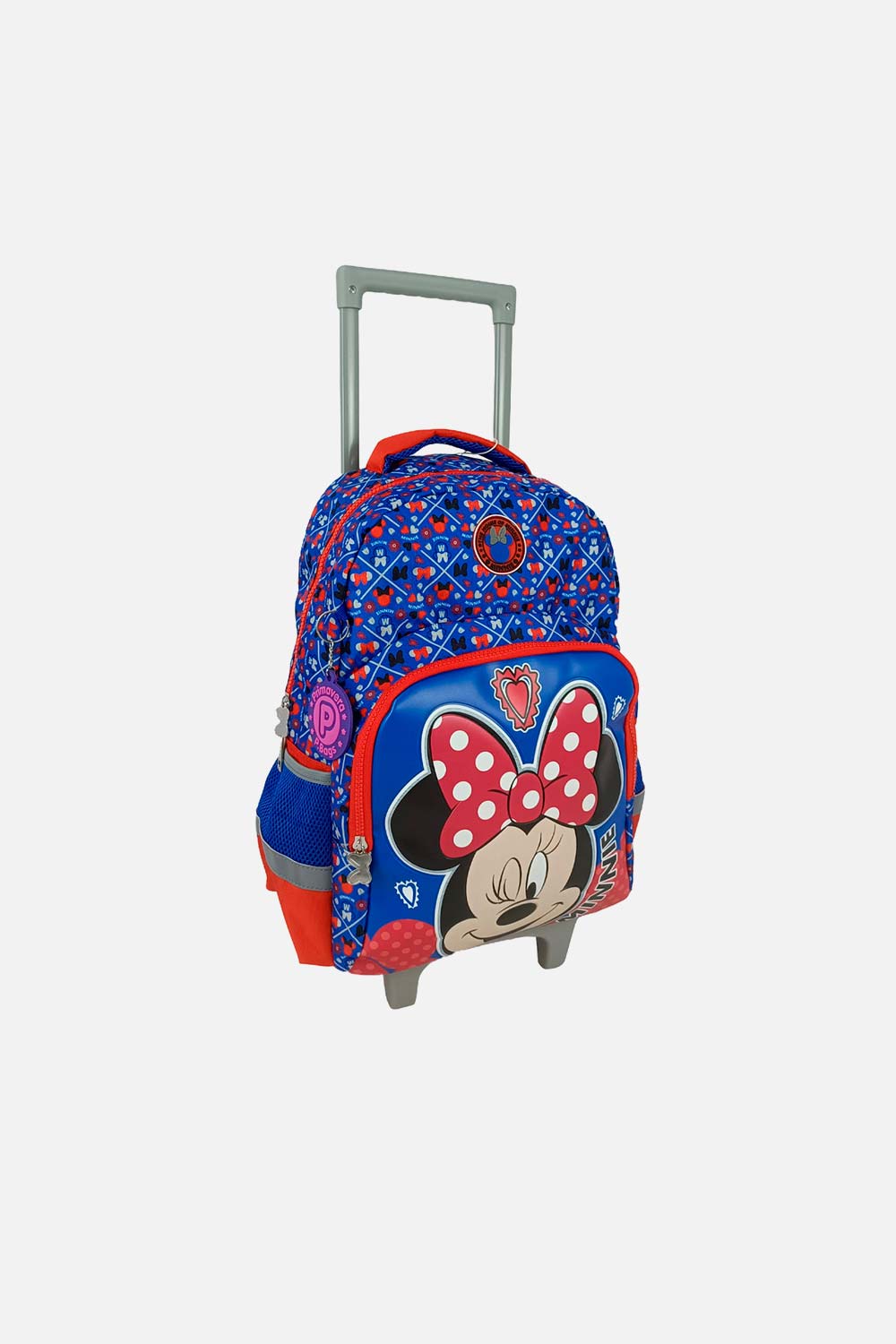 MORRAL TROLLEY 16,5 PREMIUM AZUL DE  MINNIE MOUSE PARA NIÑA