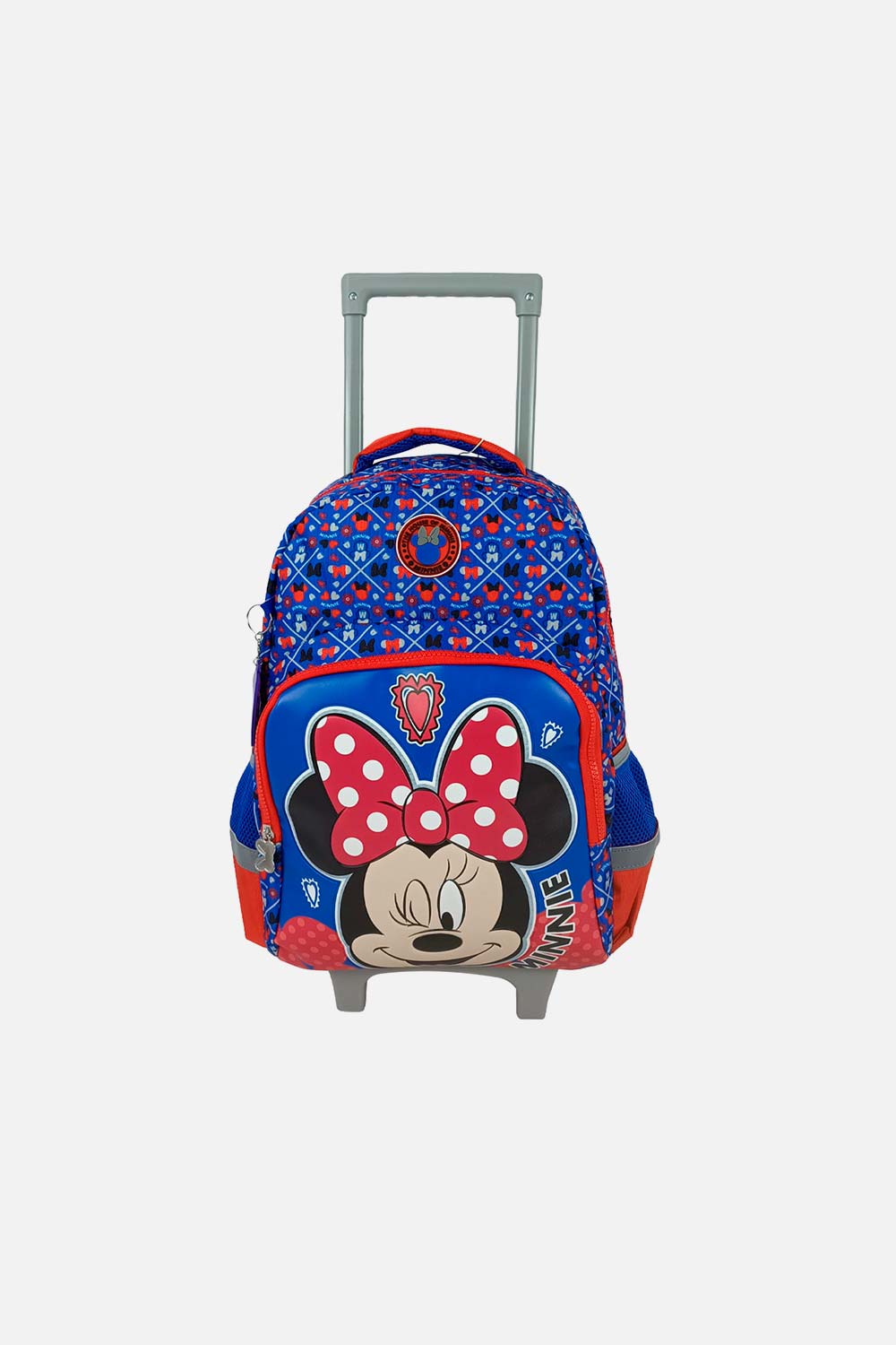 MORRAL TROLLEY 16,5 PREMIUM AZUL DE  MINNIE MOUSE PARA NIÑA