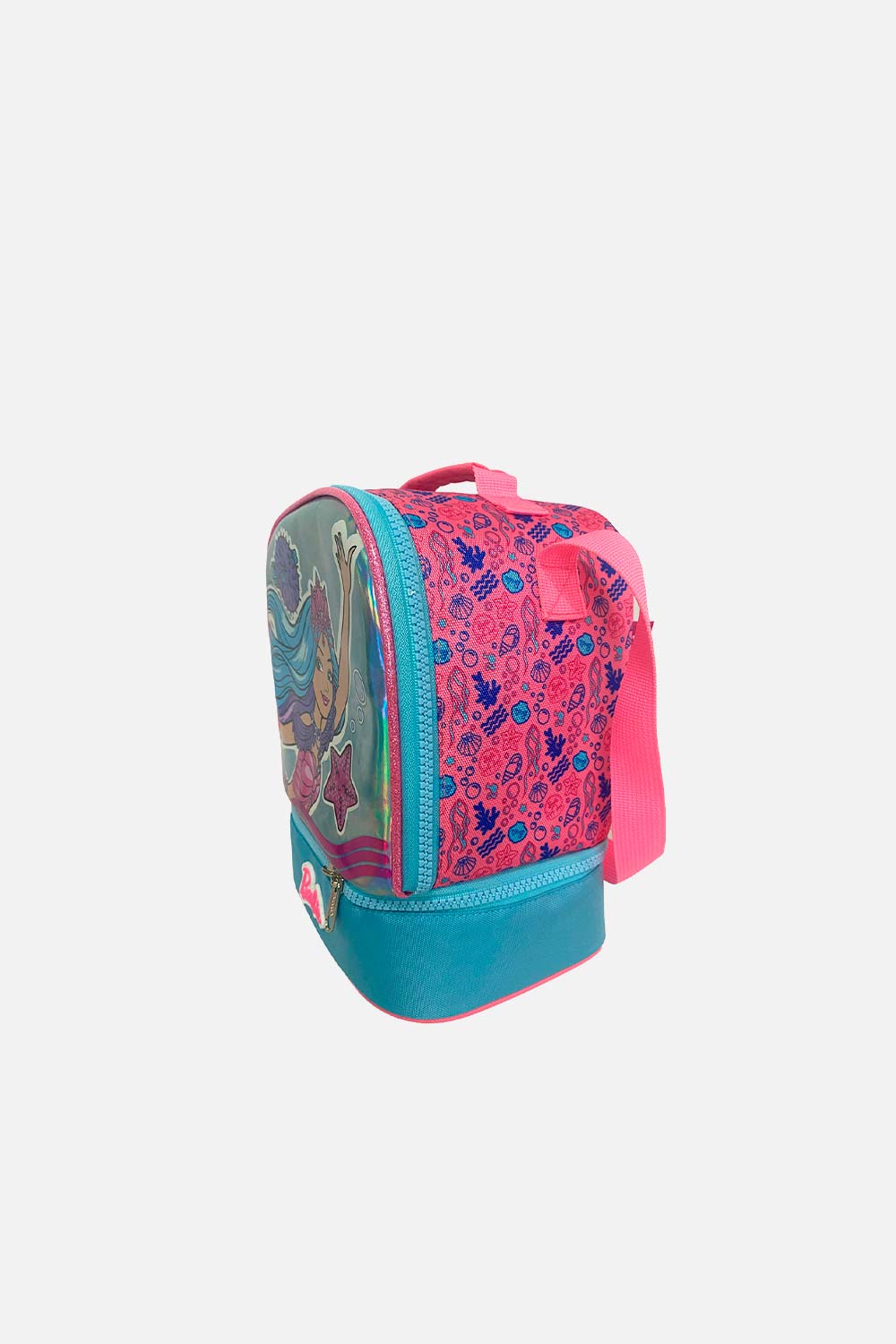 LONCHERA PREMIUM AZUL/ROSADO DE BARBIE PARA NIÑA