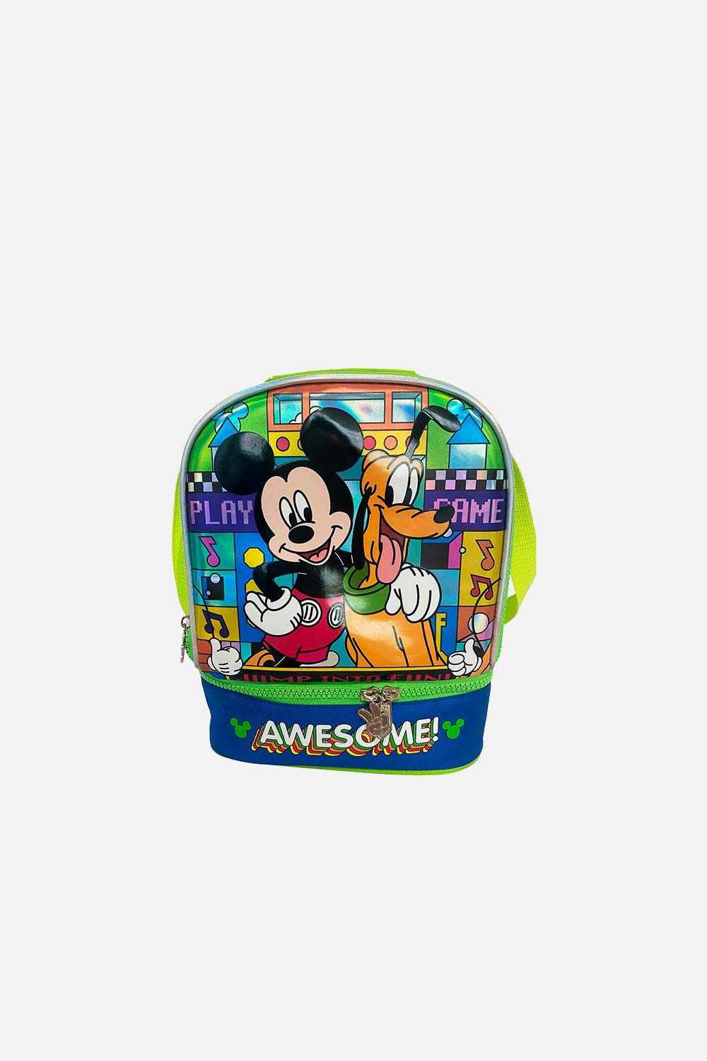 LONCHERA PREMIUM VERDE DE MICKEY MOUSE PARA NIÑO