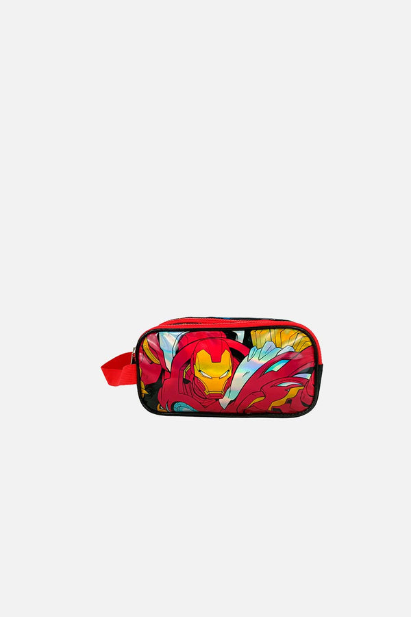 CARTUCHERA PREMIUM ROJO DE AVENGERS PARA NIÑO