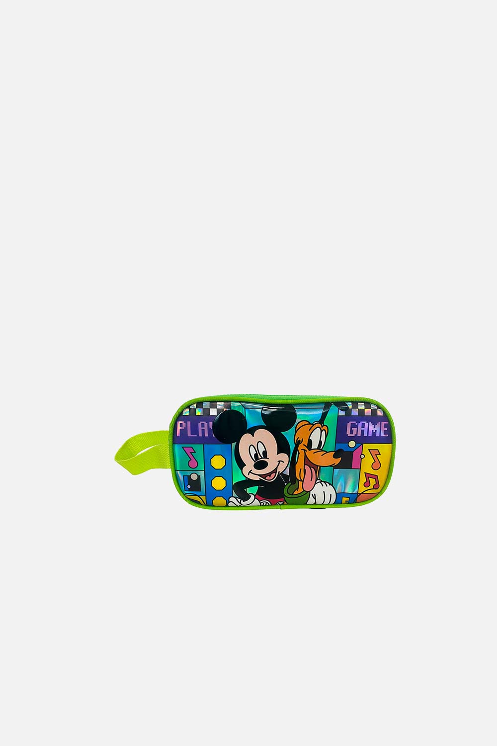 CARTUCHERA PREMIUM AZUL/VERDE DE MICKEY MOUSE PARA NIÑO