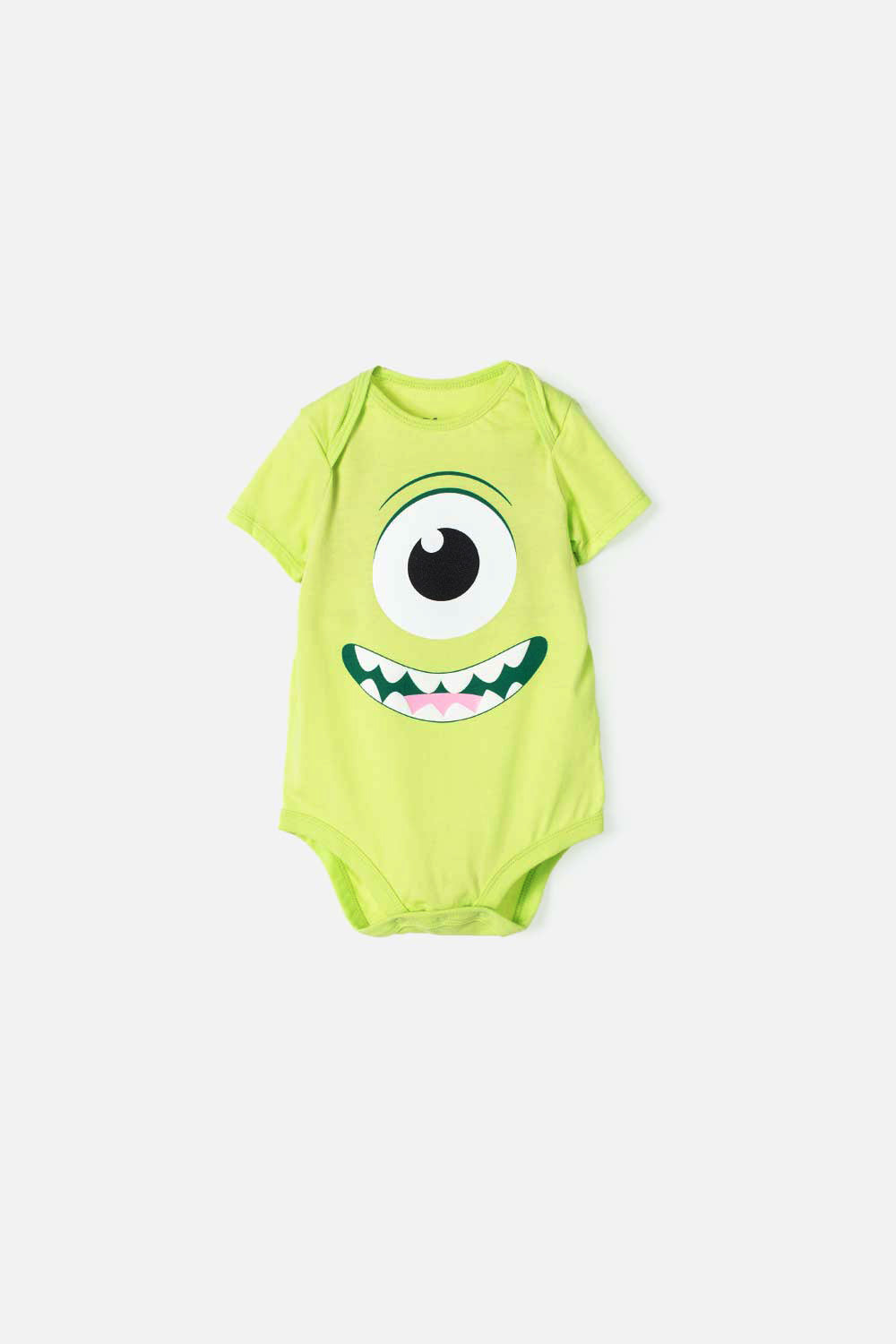 BODY DE MONSTER UNIVERSITY DE MANGA CORTA VERDE PARA BEBÉ NIÑO