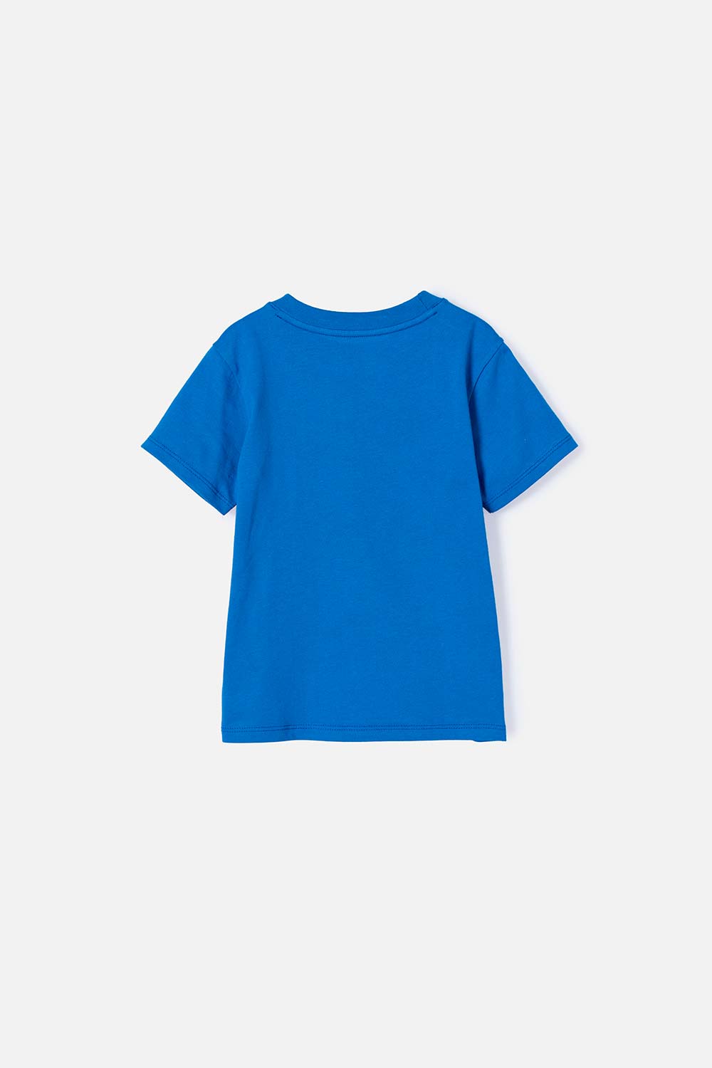 CAMISETA DE SUPERMAN CUELLO REDONDO AZUL PARA NIÑO 2T A 5T