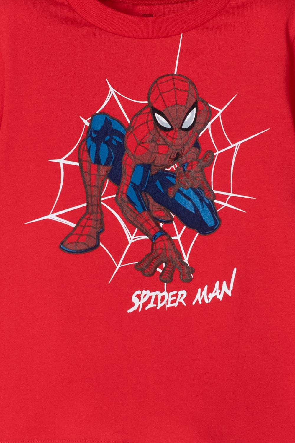 CAMISETA DE SPIDER-MAN MANGA CORTA ROJA PARA NIÑO 2T A 5T