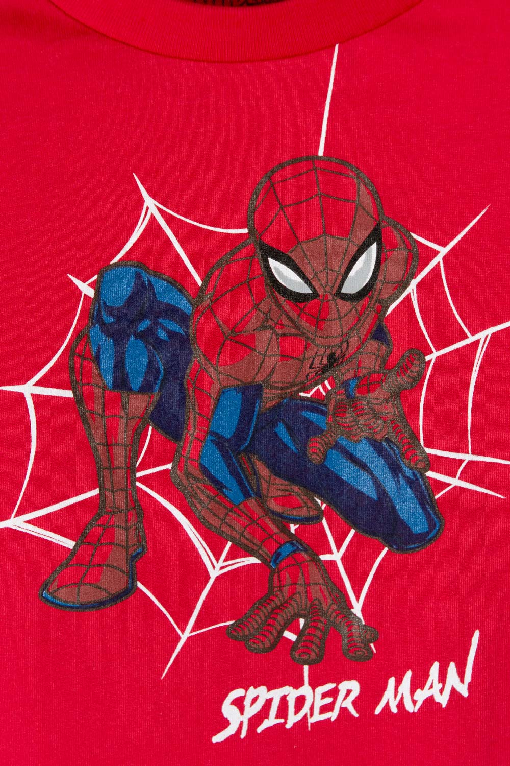 CAMISETA DE SPIDER-MAN MANGA CORTA ROJA PARA NIÑO 2T A 5T