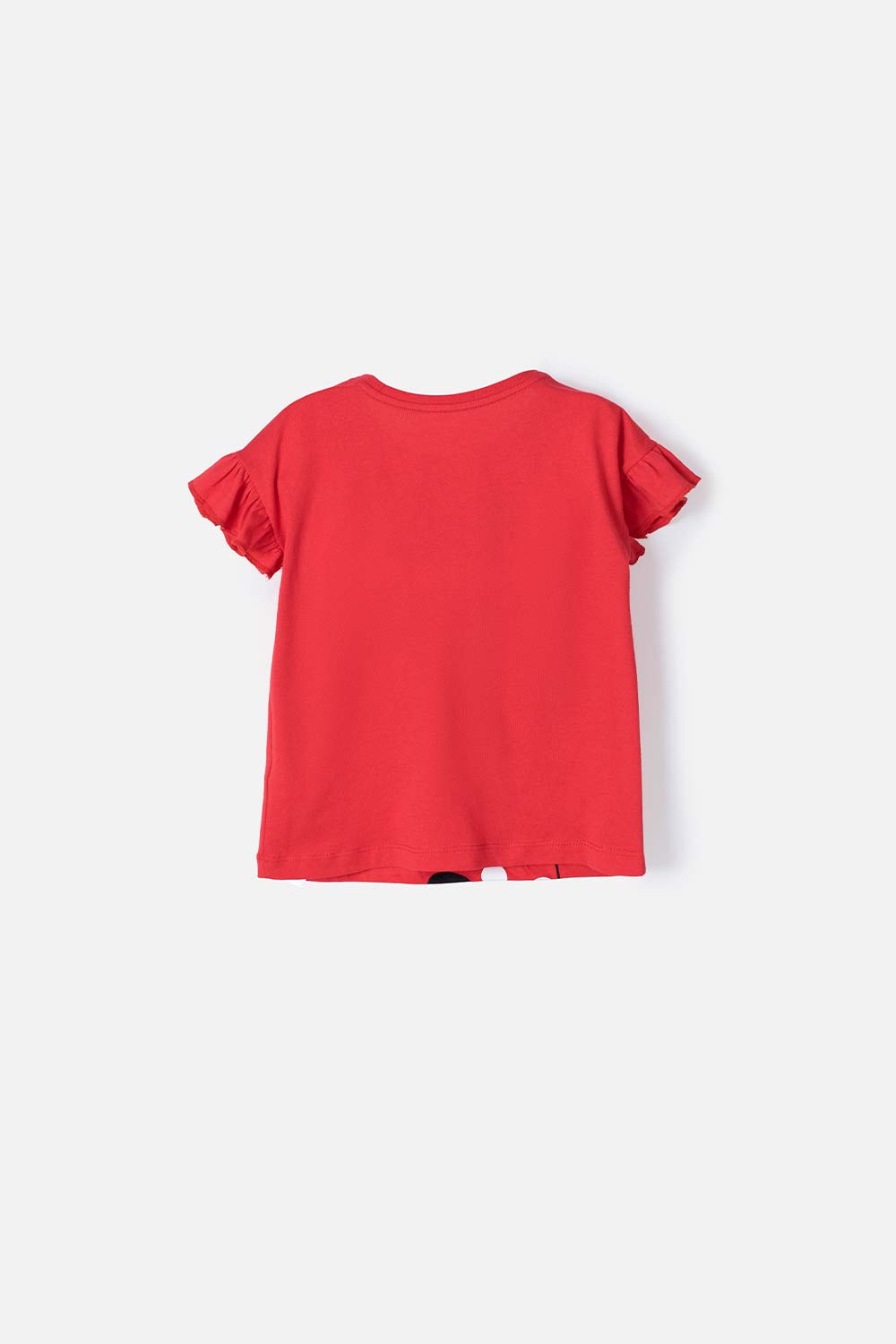 CAMISETA DE MINNIE MOUSE ROJA ESTAMPADA PARA NIÑA DE 2T A 5T